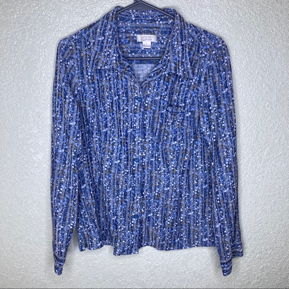 Christopher & Banks Blouse L